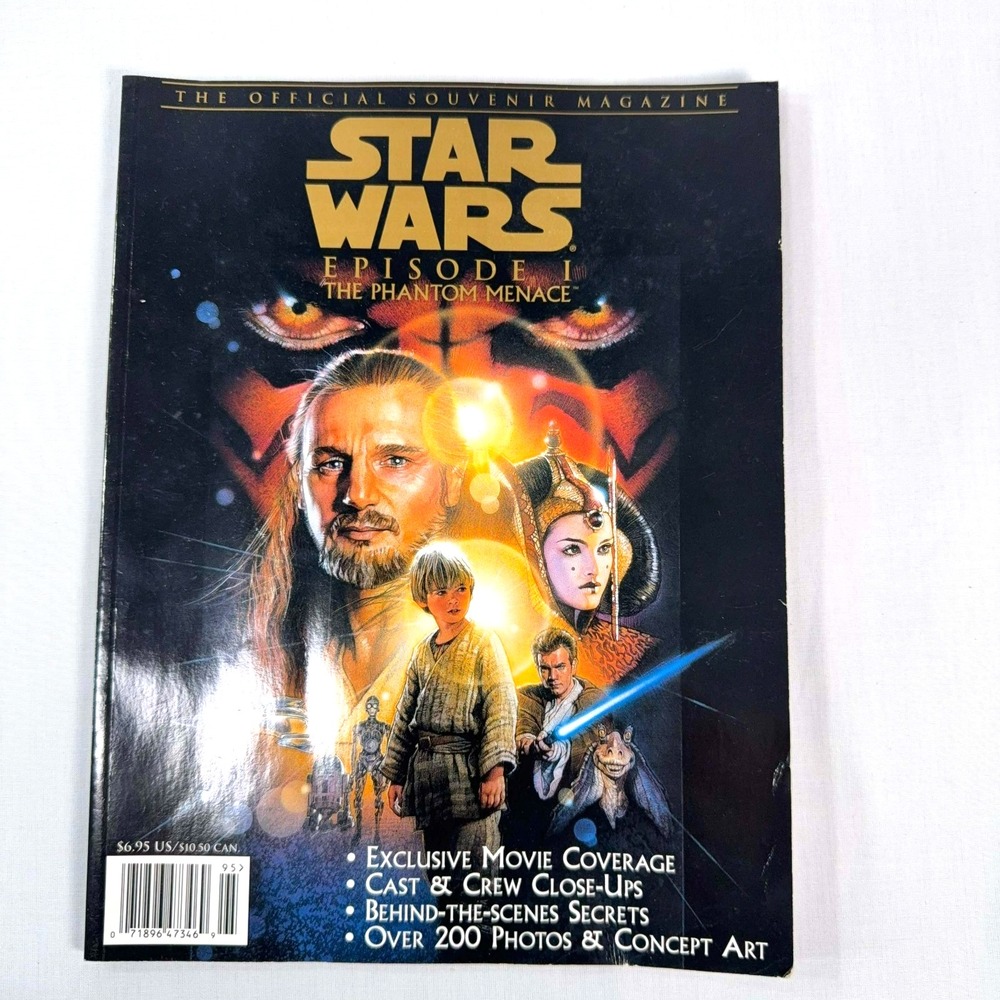 Star Wars Episode I Phantom Menace Official Souvenir Magazine 1999 Topps